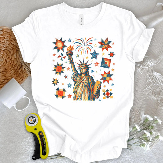 Liberty & Star Blocks T-shirt