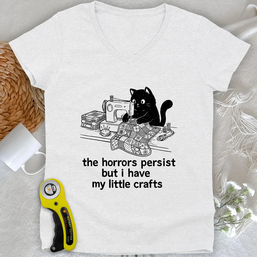 Little Crafts contre le monde - Col en V pour femme