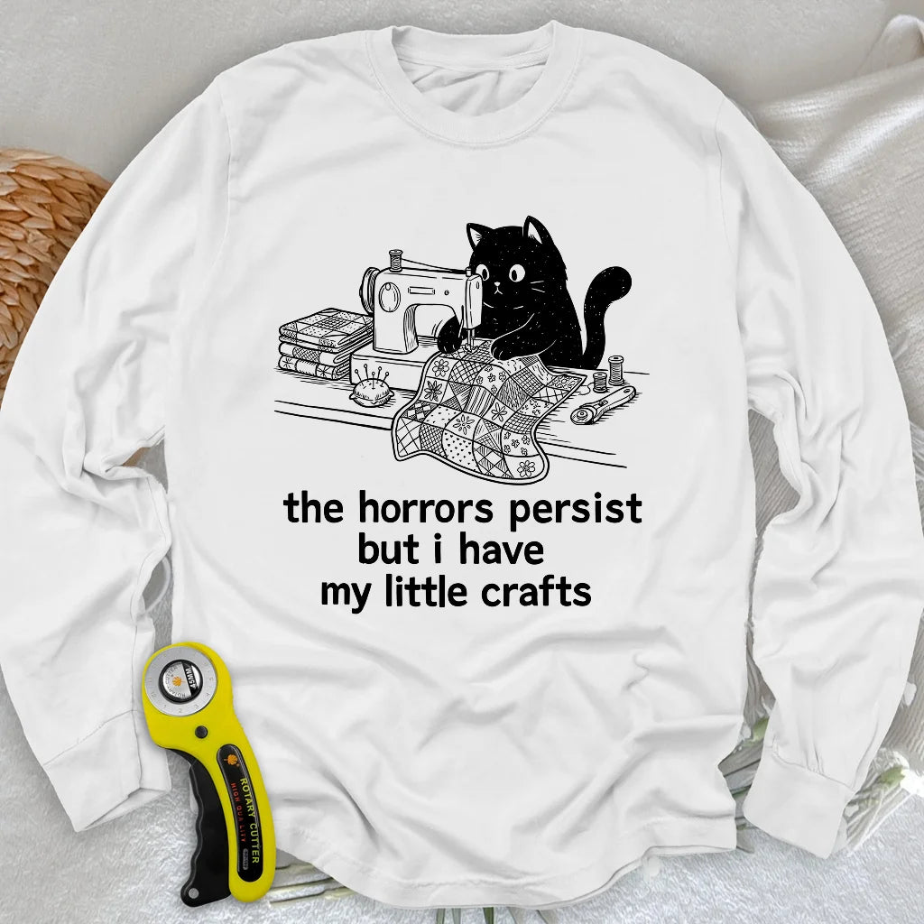 Little Crafts vs. The World Langarm-T-Shirt