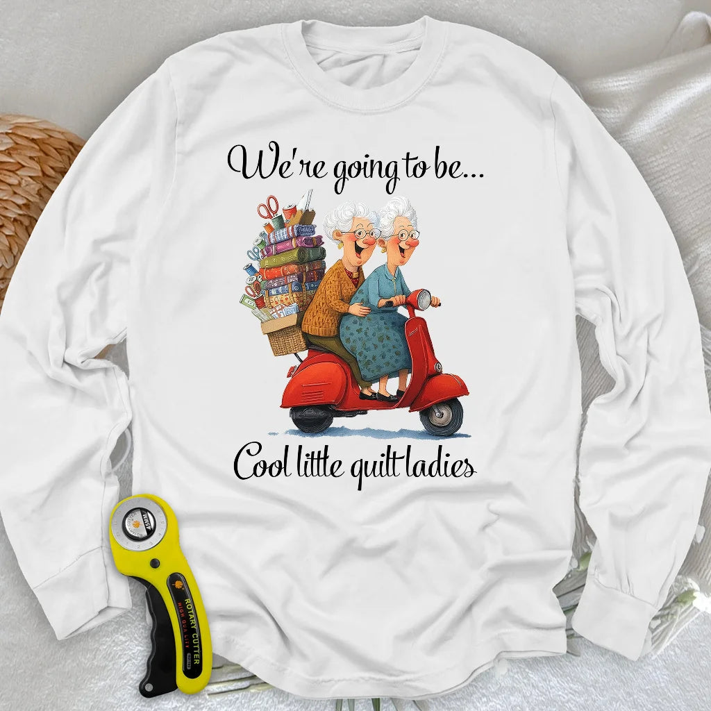 T-shirt manches longues Little Quilt Ladies