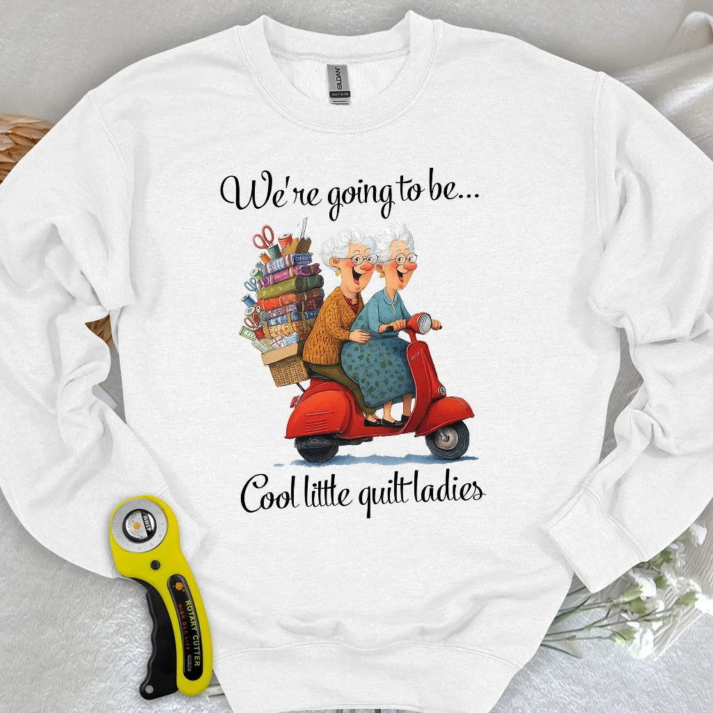 Little Quilt Ladies Sweatshirt