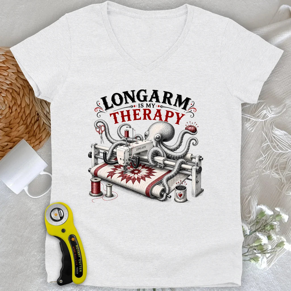 Longarm Therapy Club Lady V-neck