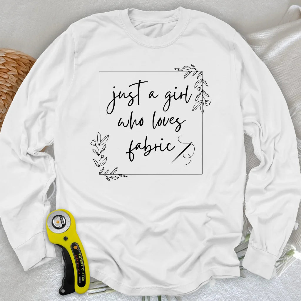 Love Fabric Langarm-T-Shirt