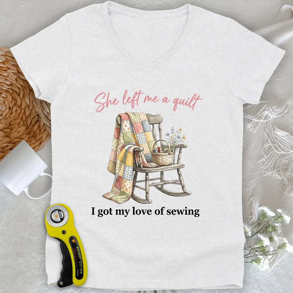 Love Passed Down Lady V-neck