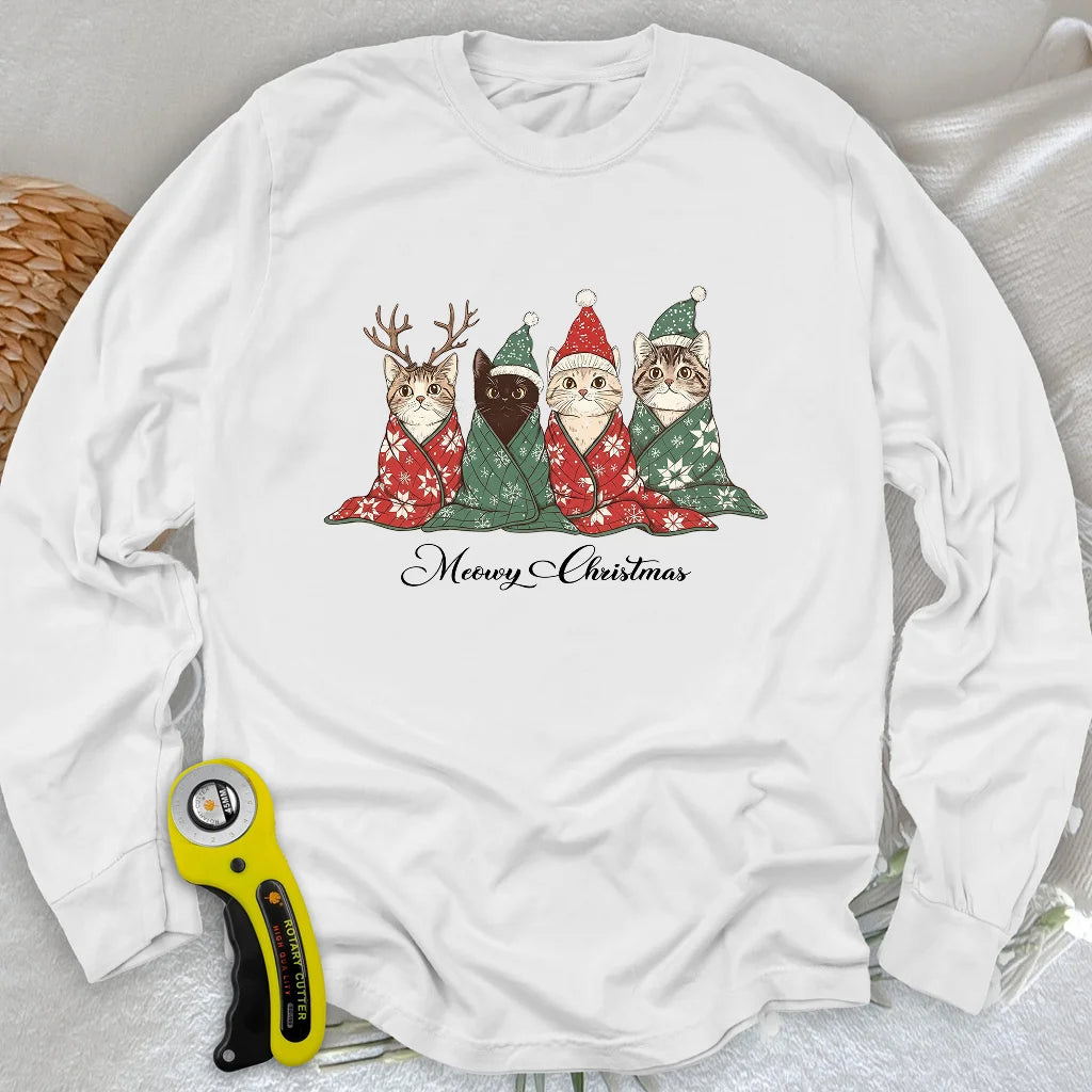 Miau-nachten Langarmshirt