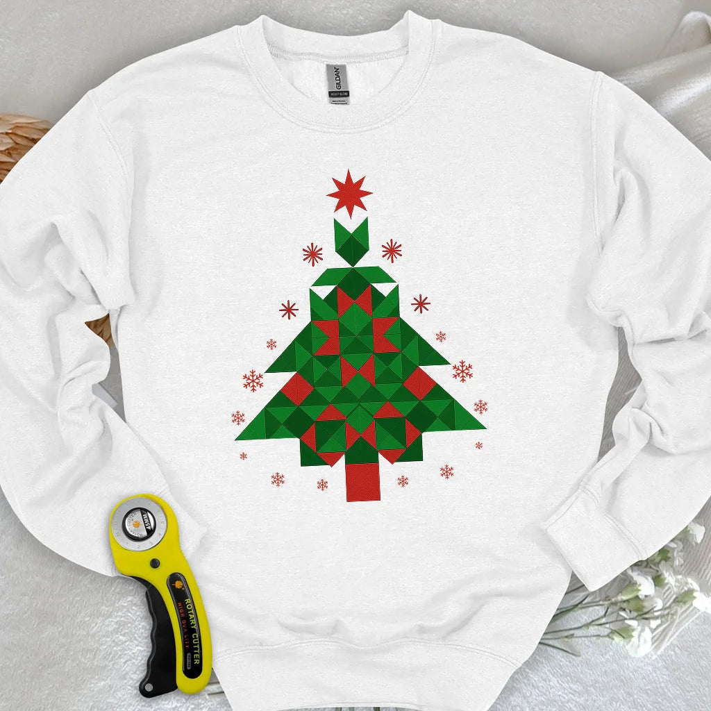 Sweat-shirt Joyeux Noël de courtepointe