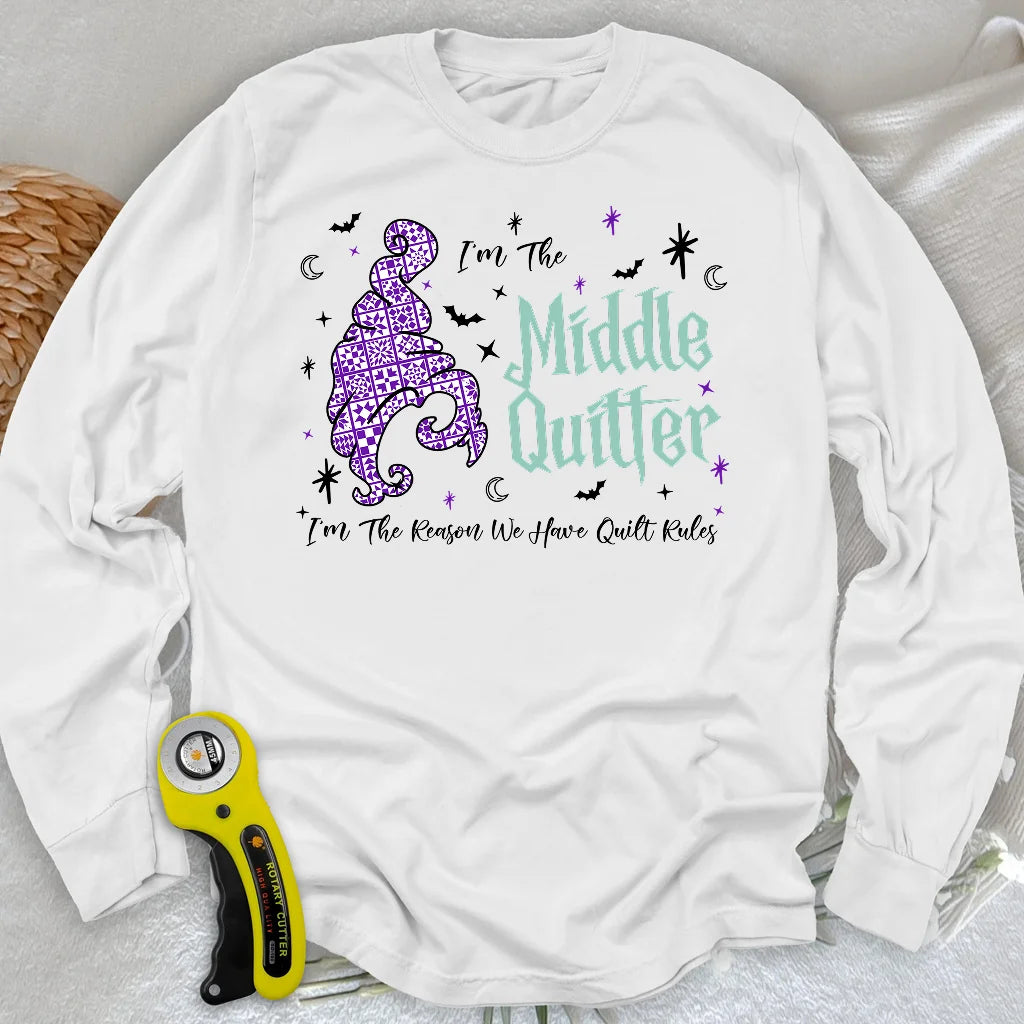 Middle Quilter Long Sleeve T-shirt