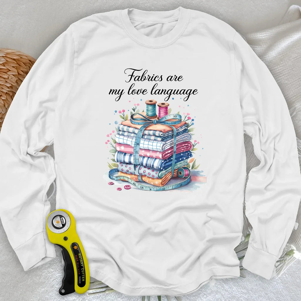 Mein Love Language Langarm-T-Shirt