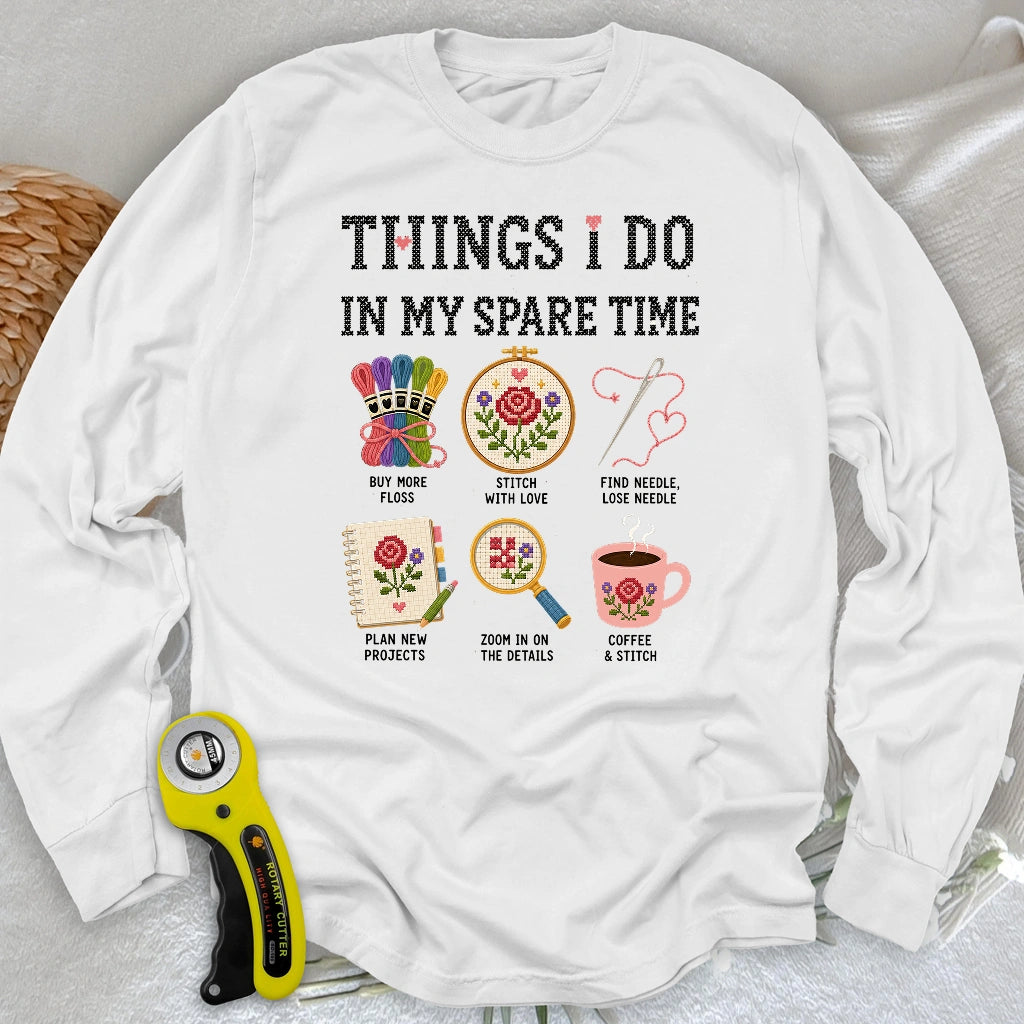 Needlework Hobbyist Long Sleeve T-shirt