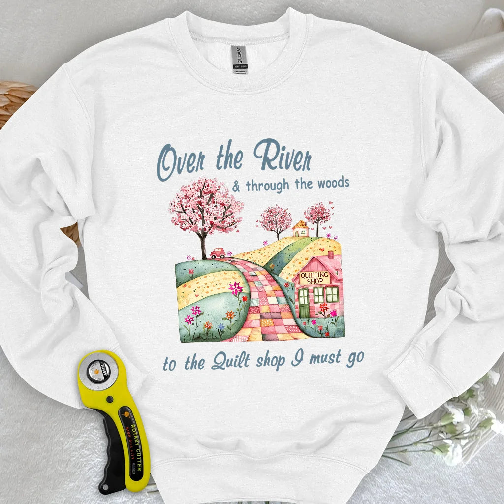 Sweat-shirt Over the River
