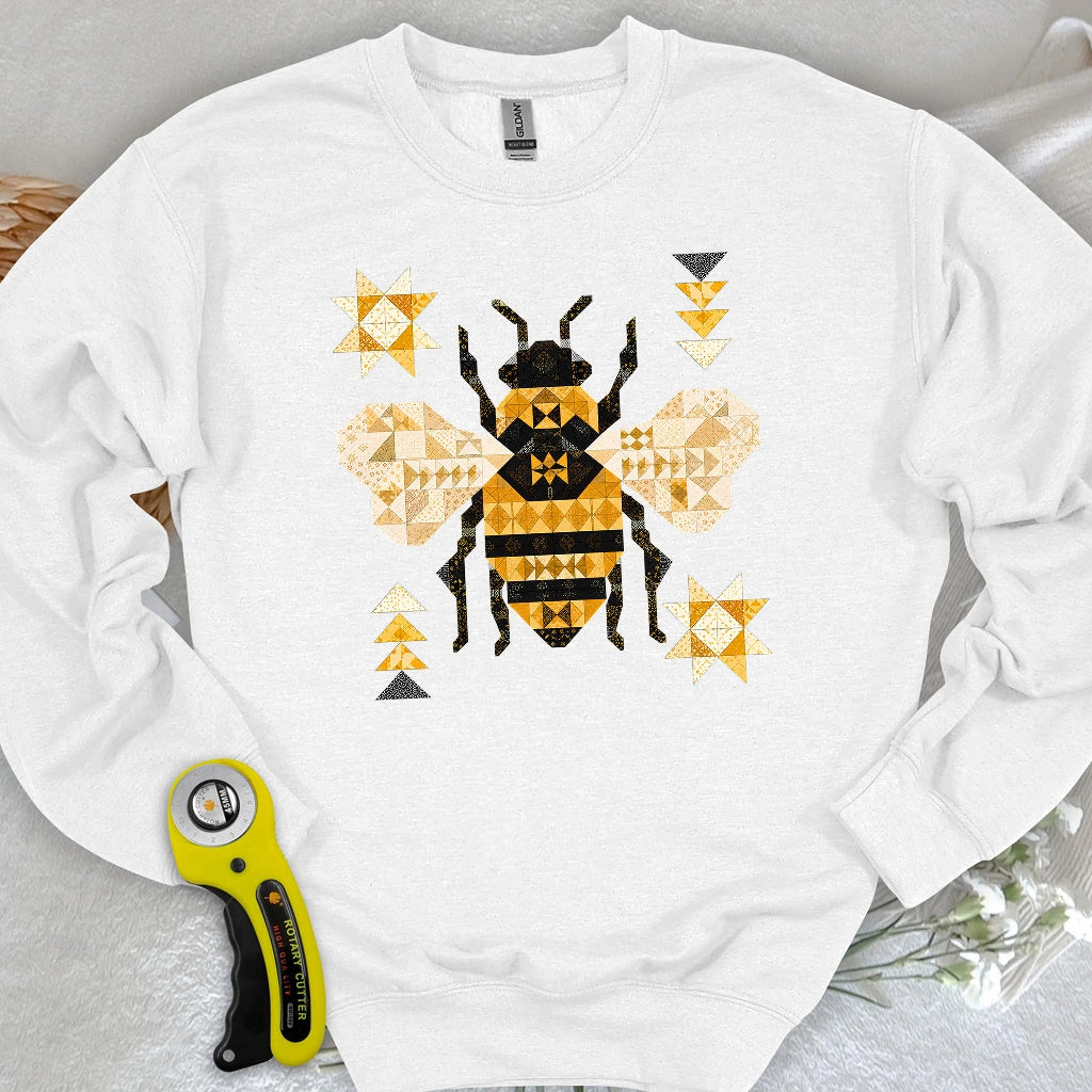 Patchwork Bee Sweatshirt