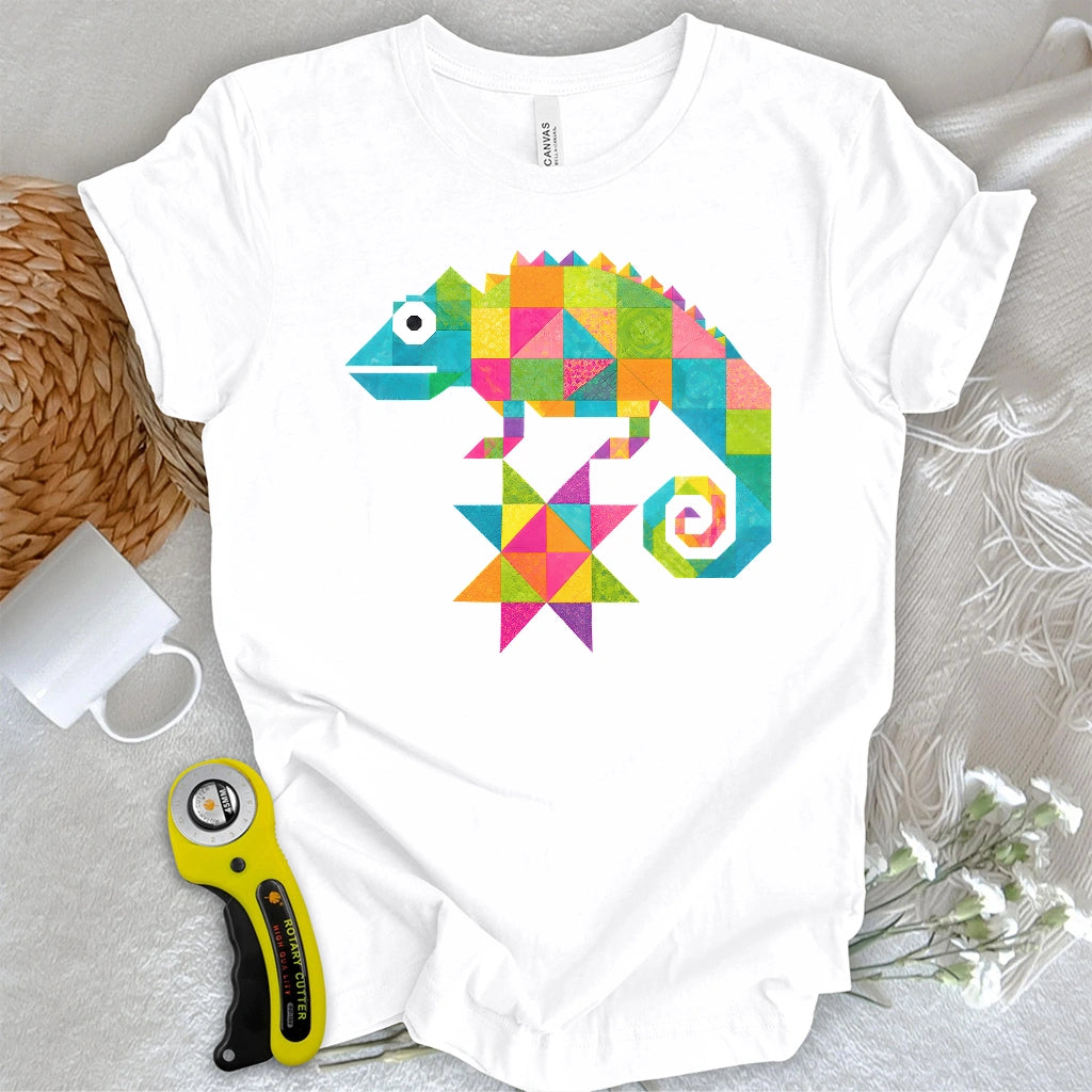 Patchwork Chameleon T-shirt