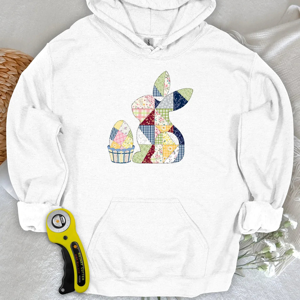 Patchwork Easter Bunny Hoodie