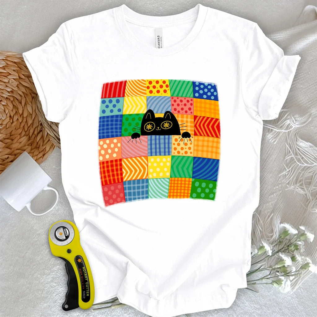 Patchwork Kitty T-shirt