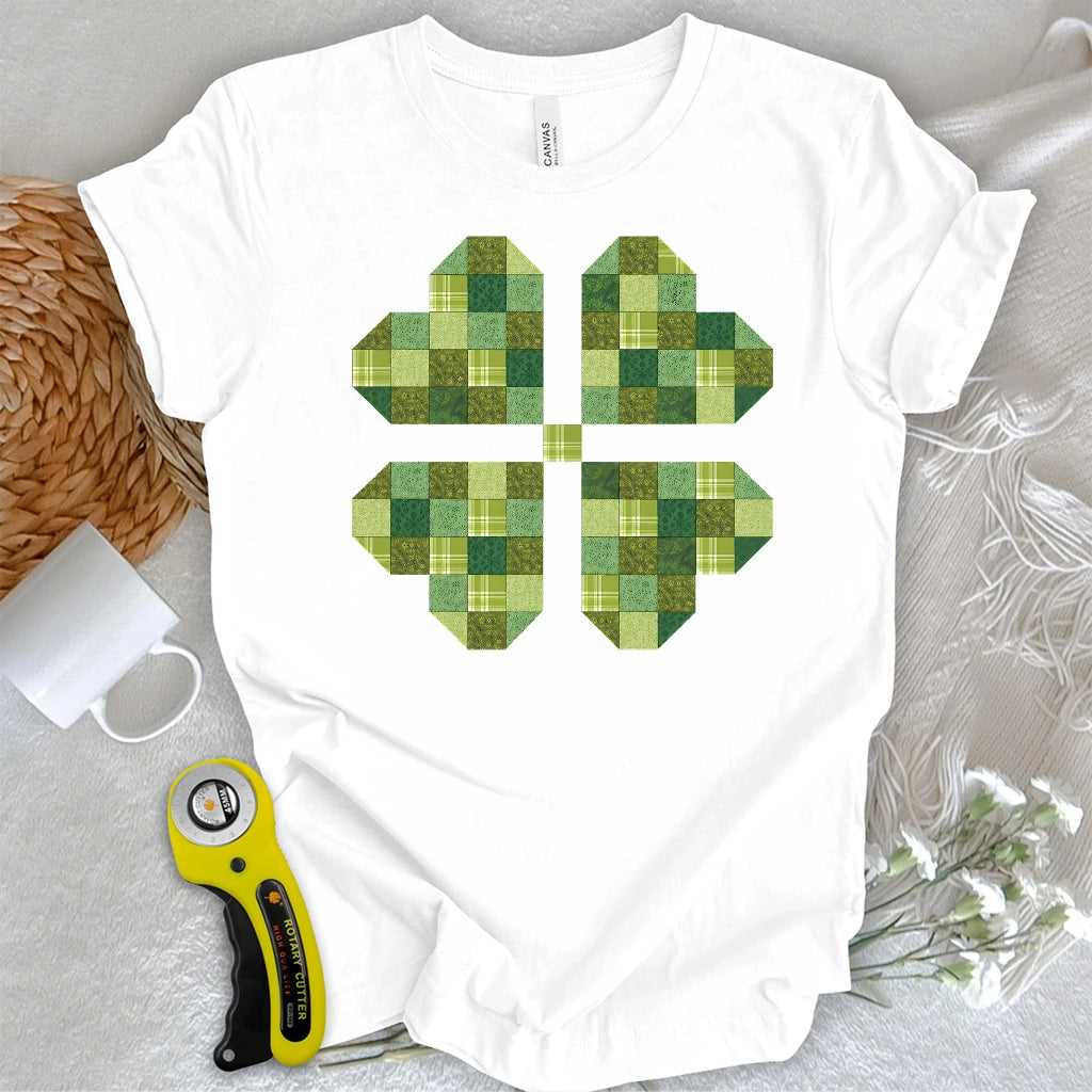 Patchwork Lucky Clover T-shirt