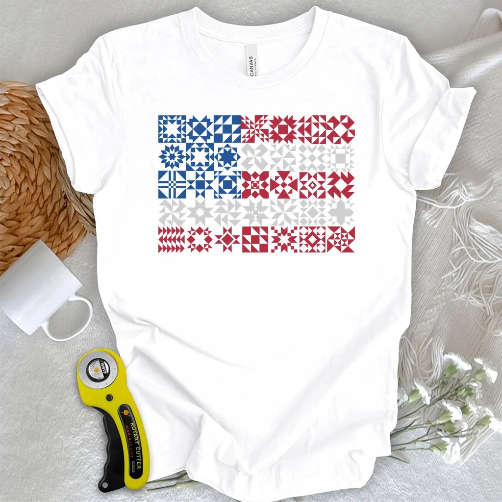 Patchwork Patriot T-shirt