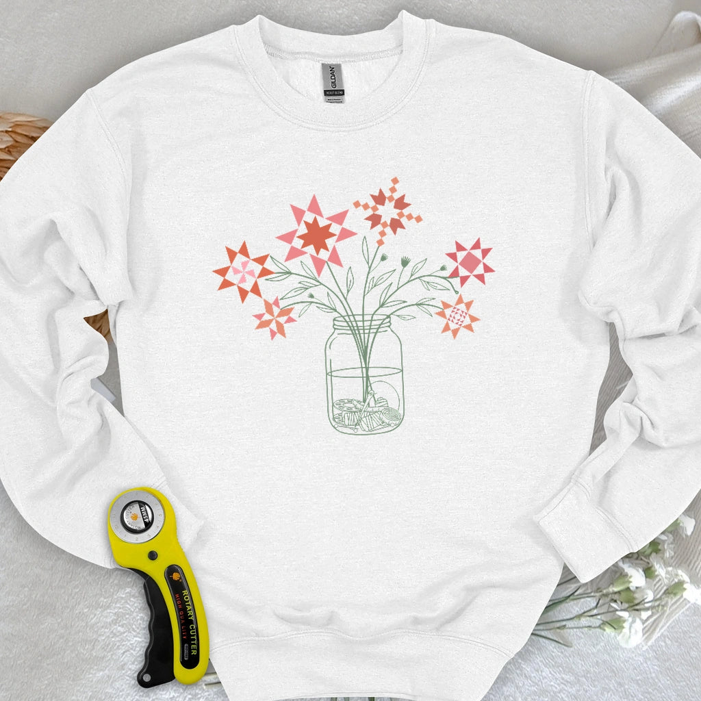 Patchwork Posy Jar Sweatshirt