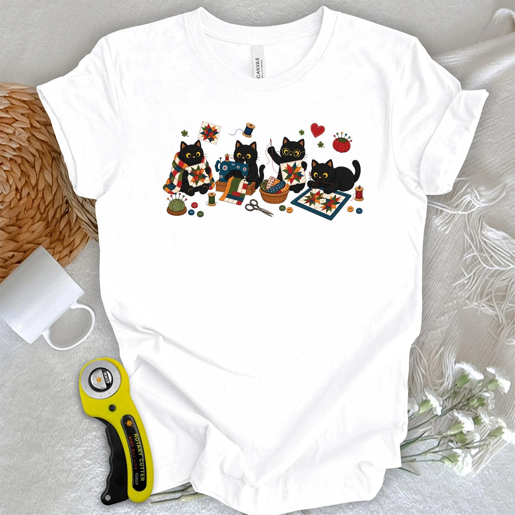 Patchwork Purrfection T-shirt