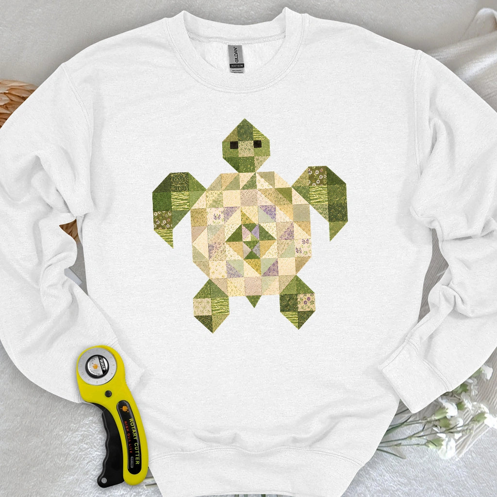 Patchwork Turtle Sweatshirt