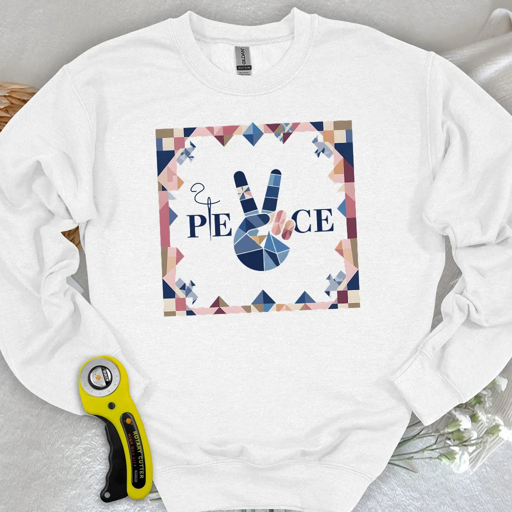 Sweat-shirt Piece & Peace