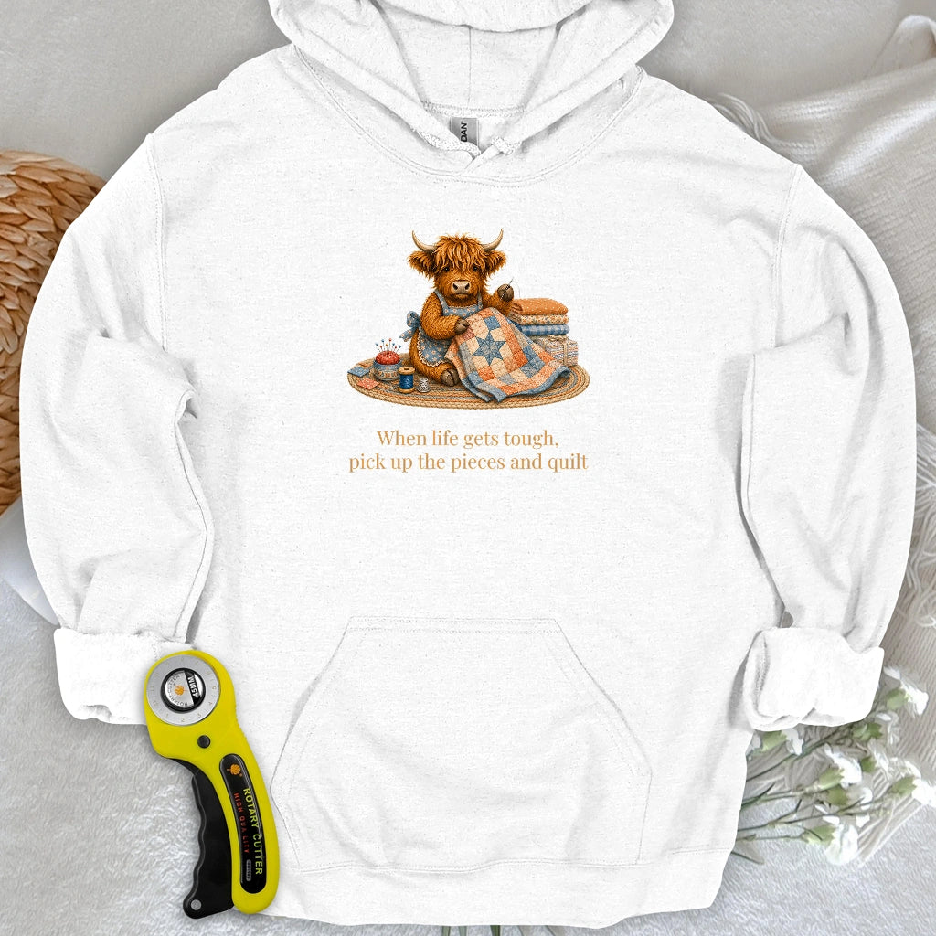 Pieces and Quilt Hoodie
