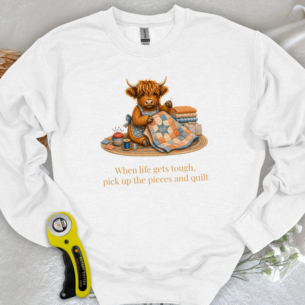 Pieces and Quilt Sweatshirt