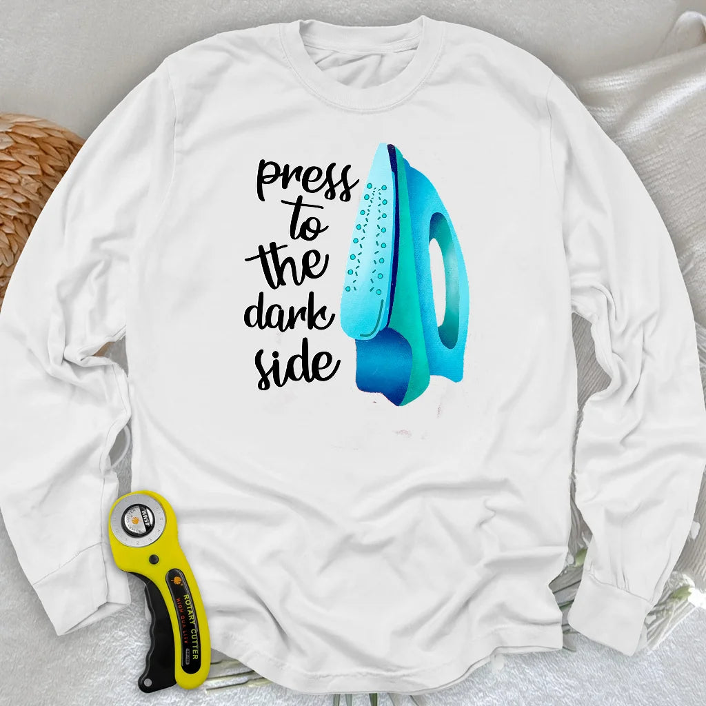 Press to the dark side Long Sleeve T-shirt