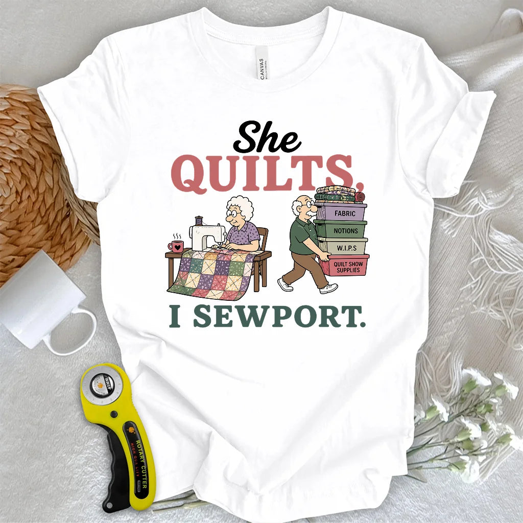Proud Quilt Husband T-shirt