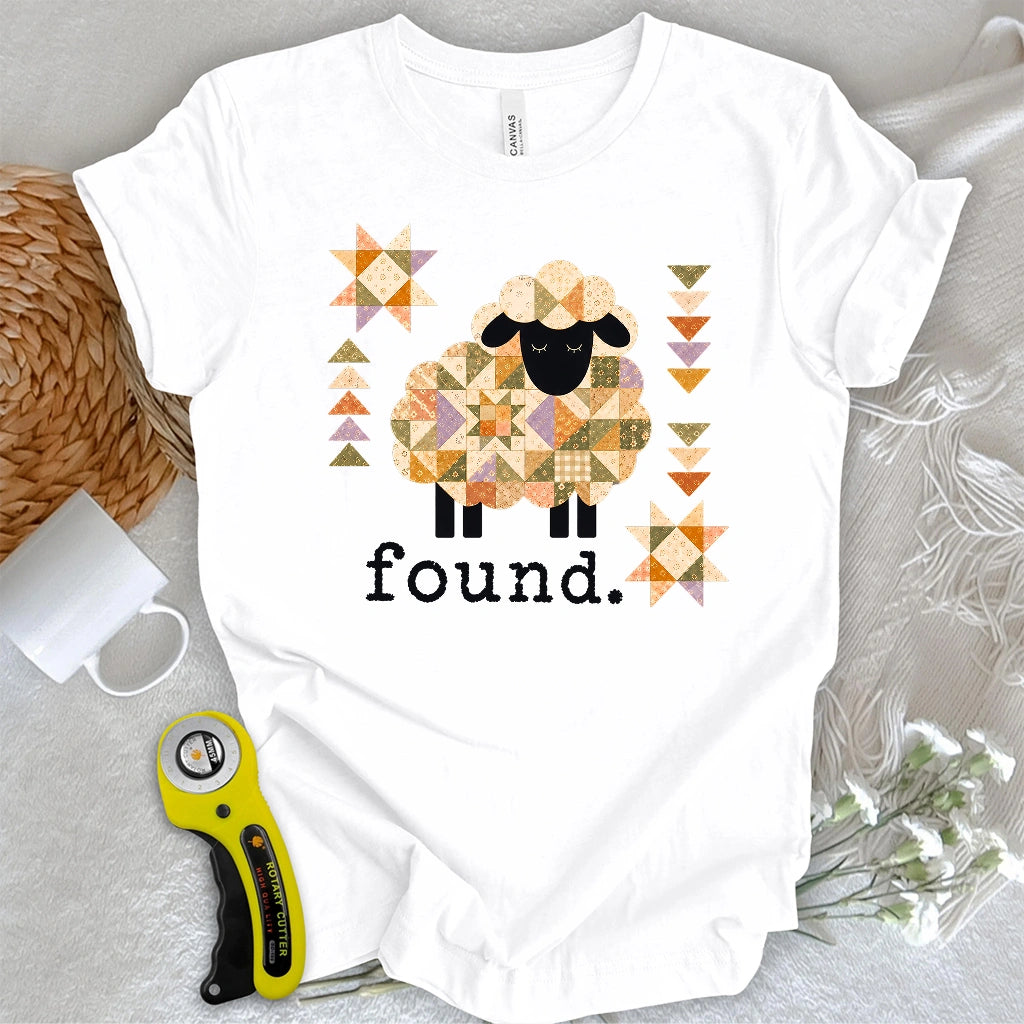 Psalm 23 Patchwork Sheep T-shirt