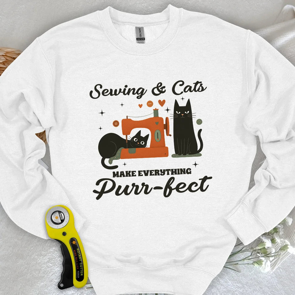 Purr-fect Sewing Sweatshirt