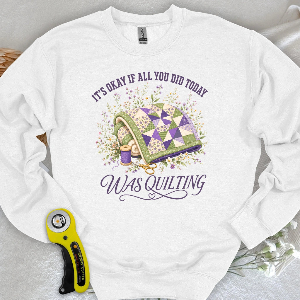 Quilt All Day Sweatshirt