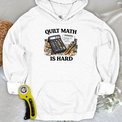 Quilt Math Survivor - Felpa con cappuccio