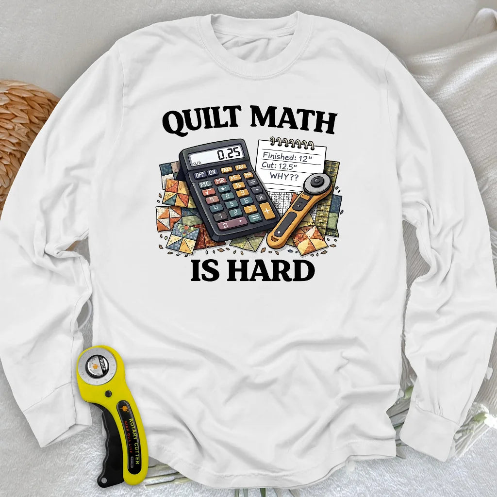 Quilt Math Survivor Long Sleeve T-shirt