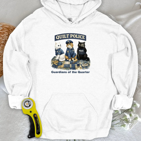 Quilt Police - Felpa con cappuccio
