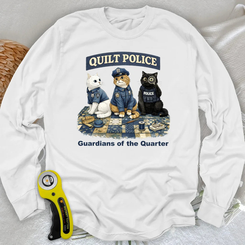 Quilt Police Long Sleeve T-shirt