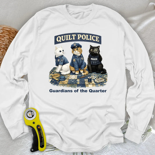 Quilt Police Long Sleeve T-shirt