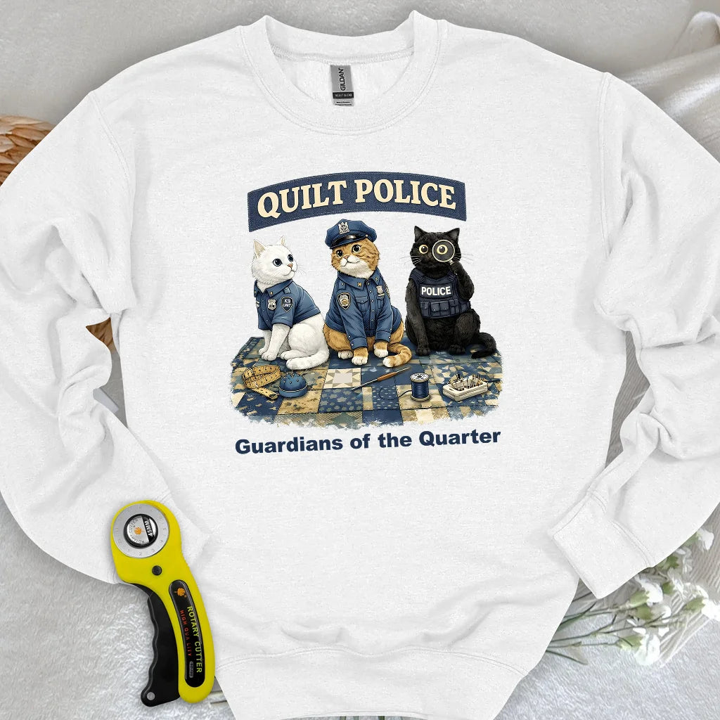 Quilt Police Sweatshirt