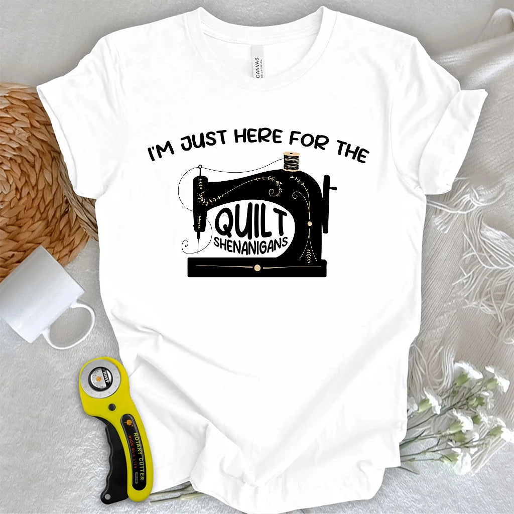 T-shirt "Quilting et Bêtises"