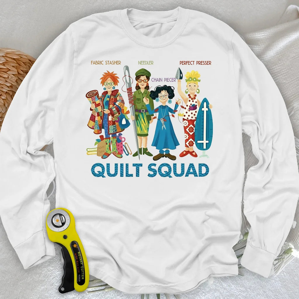 T-shirt à manches longues Quilt Squad