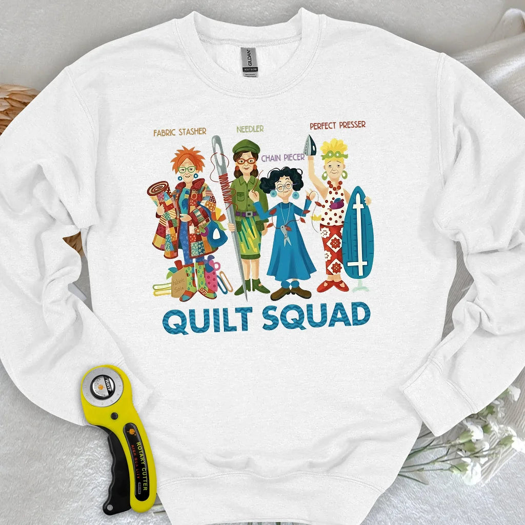 Steppdecken-Squad-Sweatshirt