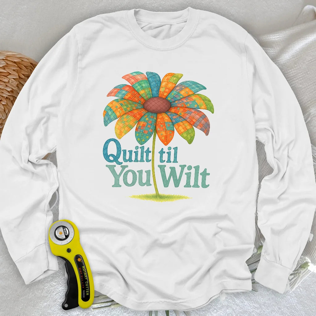 T-shirt à manches longues Quilt Wilt