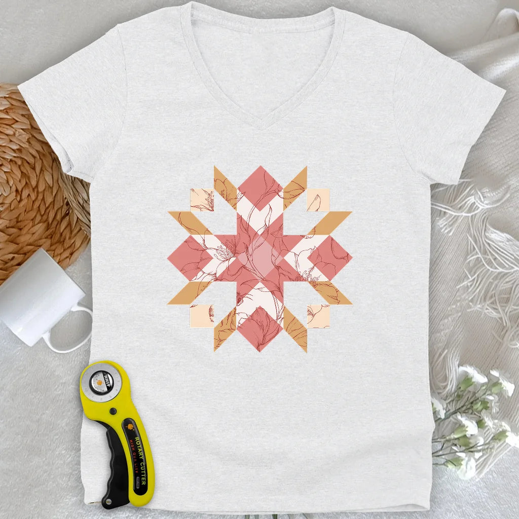 Chemisier Lady V-neck matelassé Botanica