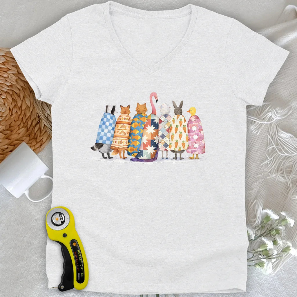 Quilted Souls Lady V-neck