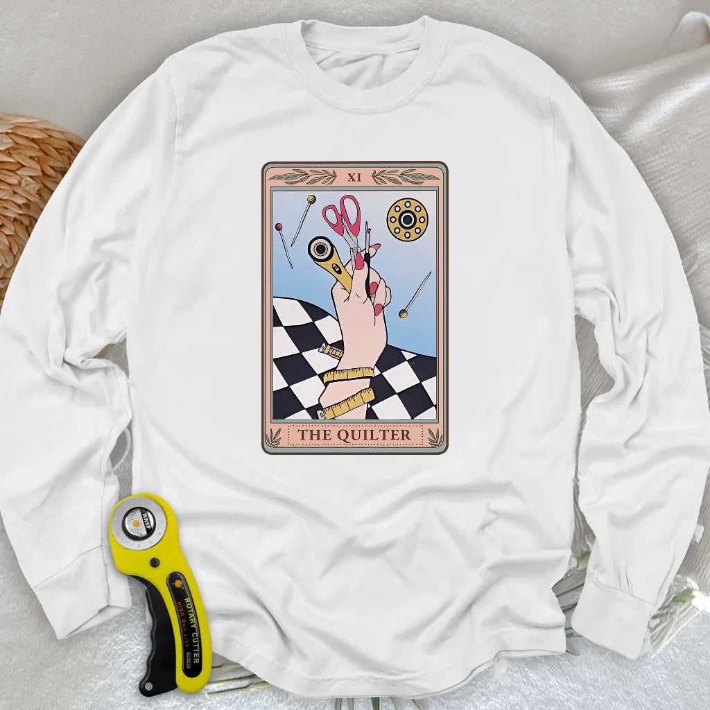 Quilter Tarot Langarmshirt