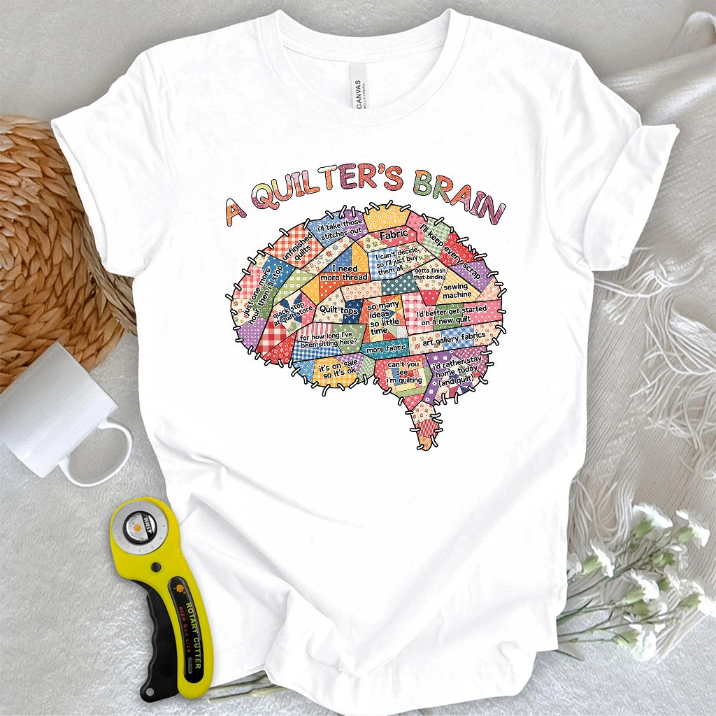 Quilter's Brain T-shirt