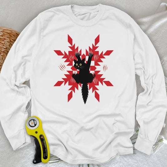 Quilter’s Cat-astrophe Long Sleeve T-shirt