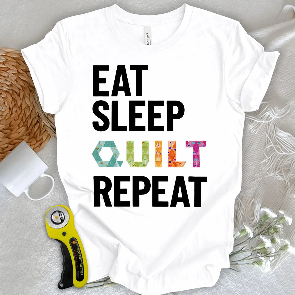 Tagesroutine einer Quilterin T-Shirt