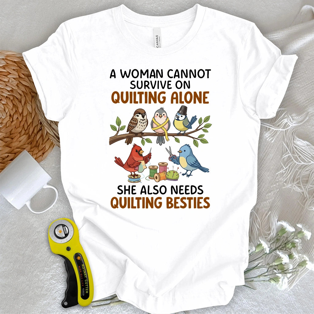 Quilting Besties Club T-shirt
