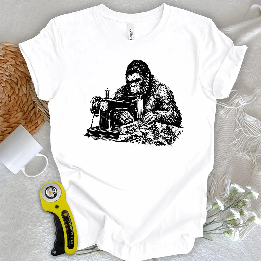 Quilting Bigfoot T-shirt