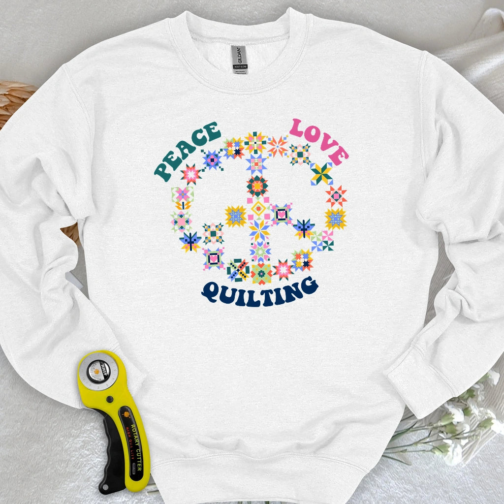 Quilting Brings Peace Sweatshirt